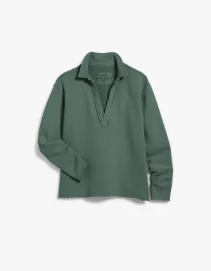 Frank & Eileen Patrick Popover Henley in Vintage Rosemary (Triple Fleece)