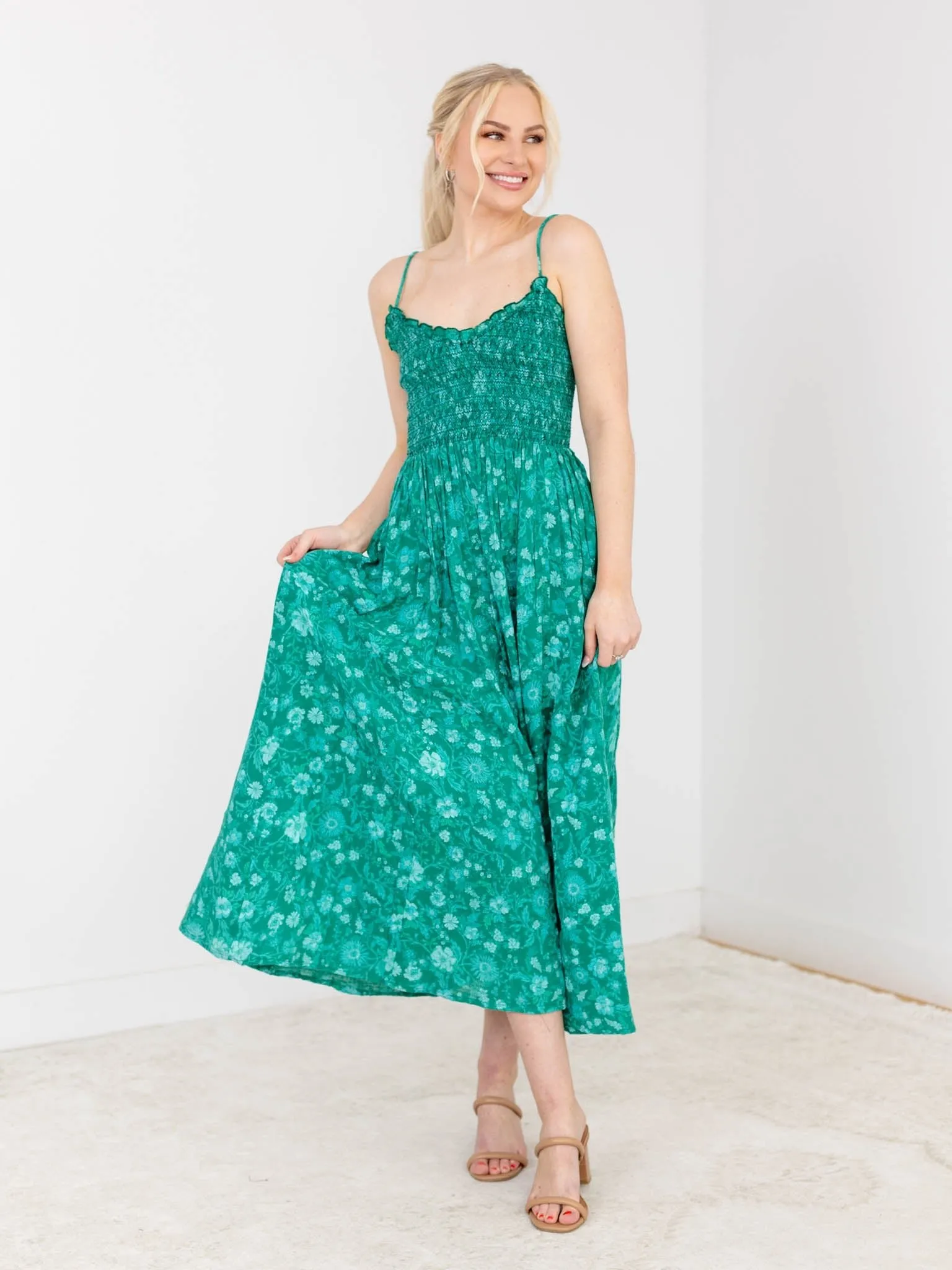 Free People Sweet Nothings Midi Dress