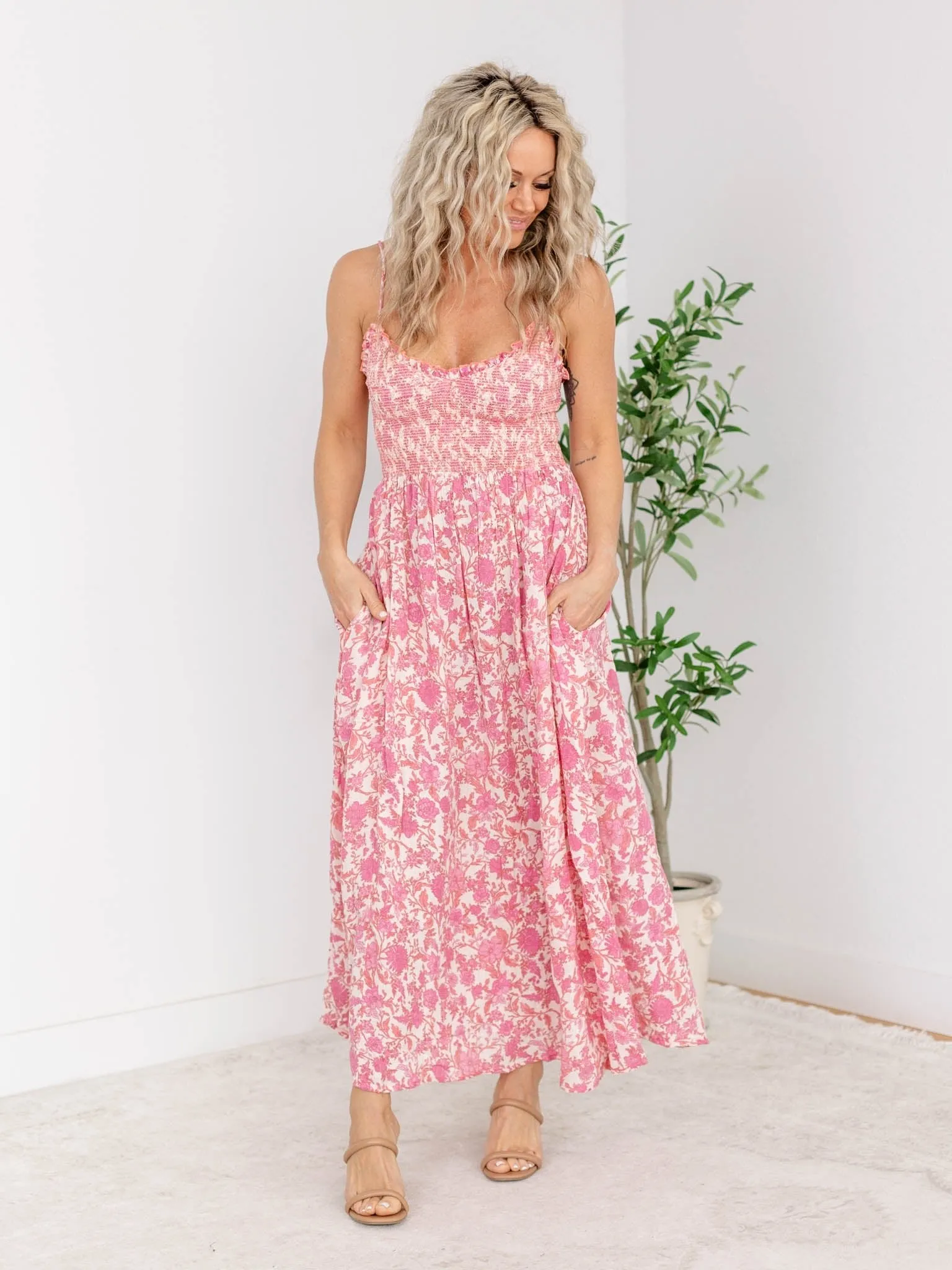 Free People Sweet Nothings Midi Dress