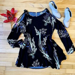 Free People Floral Flowy Dress