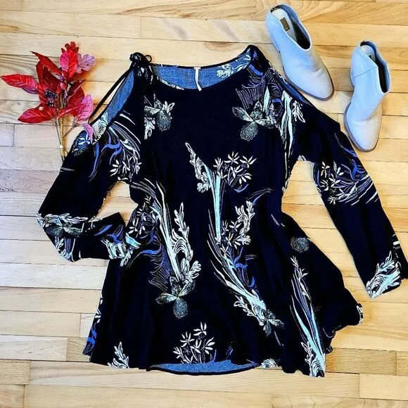 Free People Floral Flowy Dress
