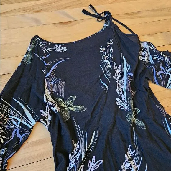 Free People Floral Flowy Dress
