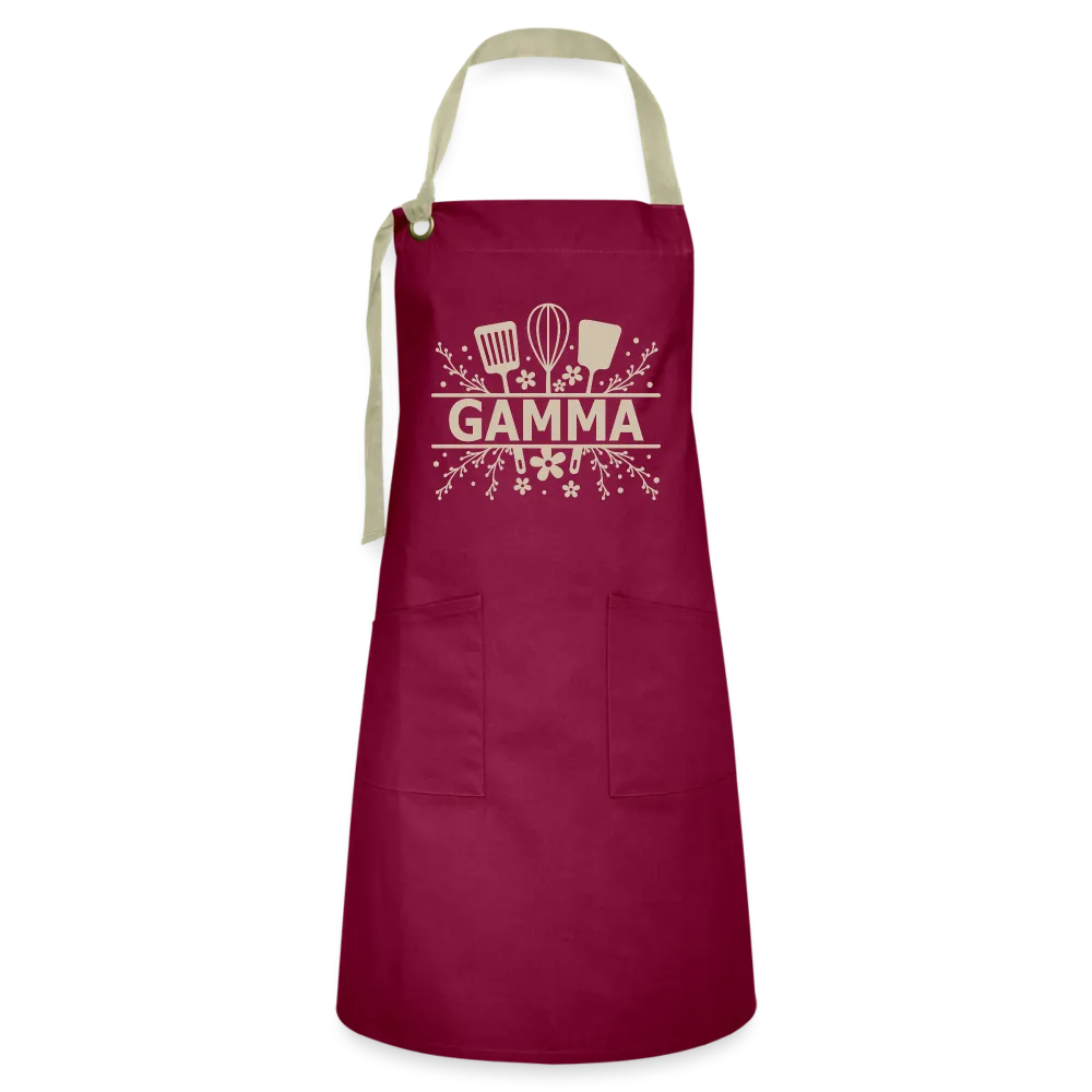 Gamma Artisan Apron - Burgundy