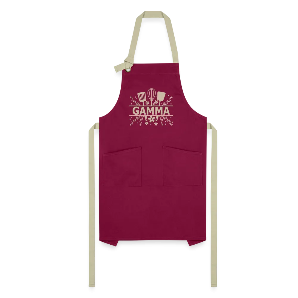 Gamma Artisan Apron - Burgundy