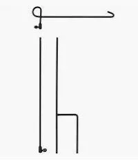 Garden Flag Stand - 3 piece