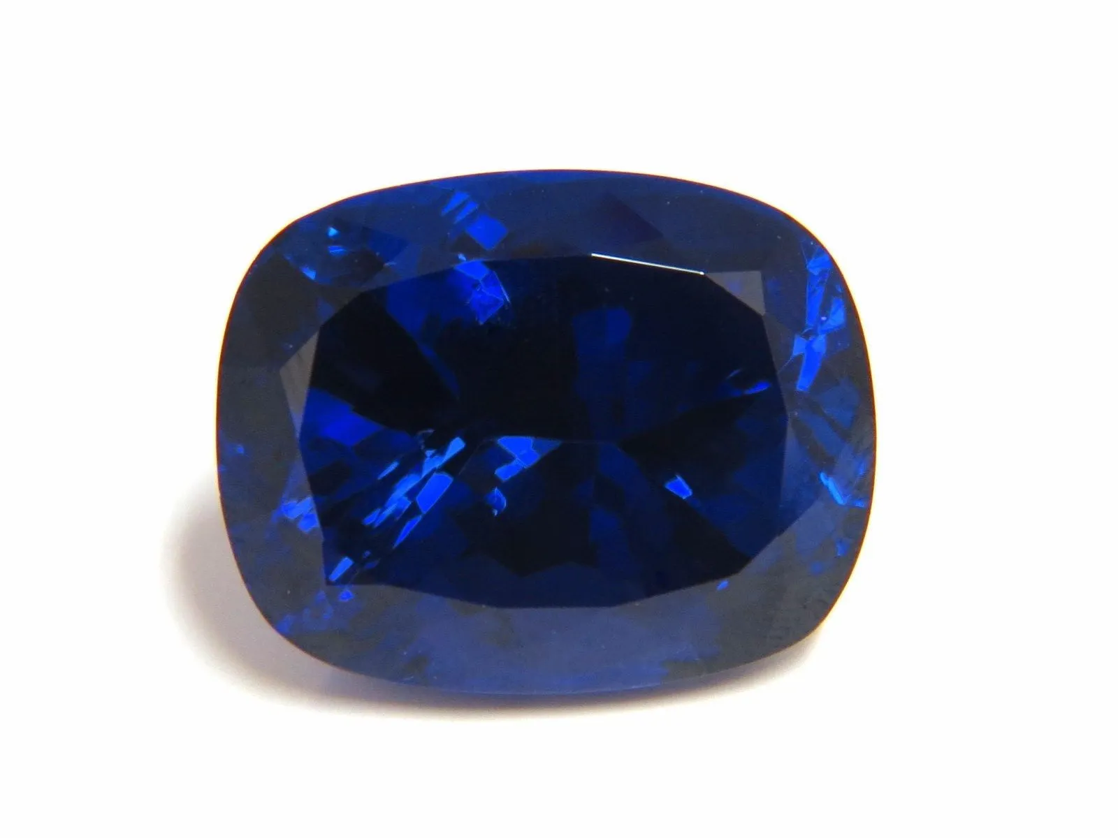 GIA Certified 58.21ct Natural Blue Cushion Cut Tanzanite Magnificent