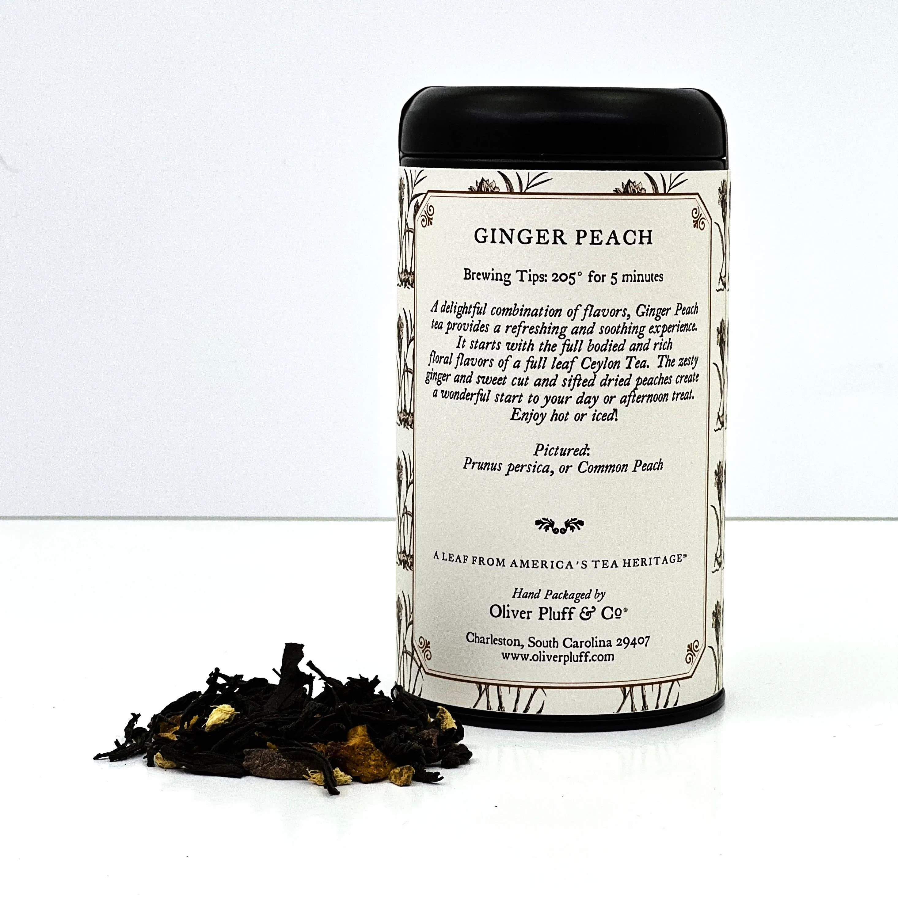 Ginger Peach Tea - Loose in Signature Tea Tin