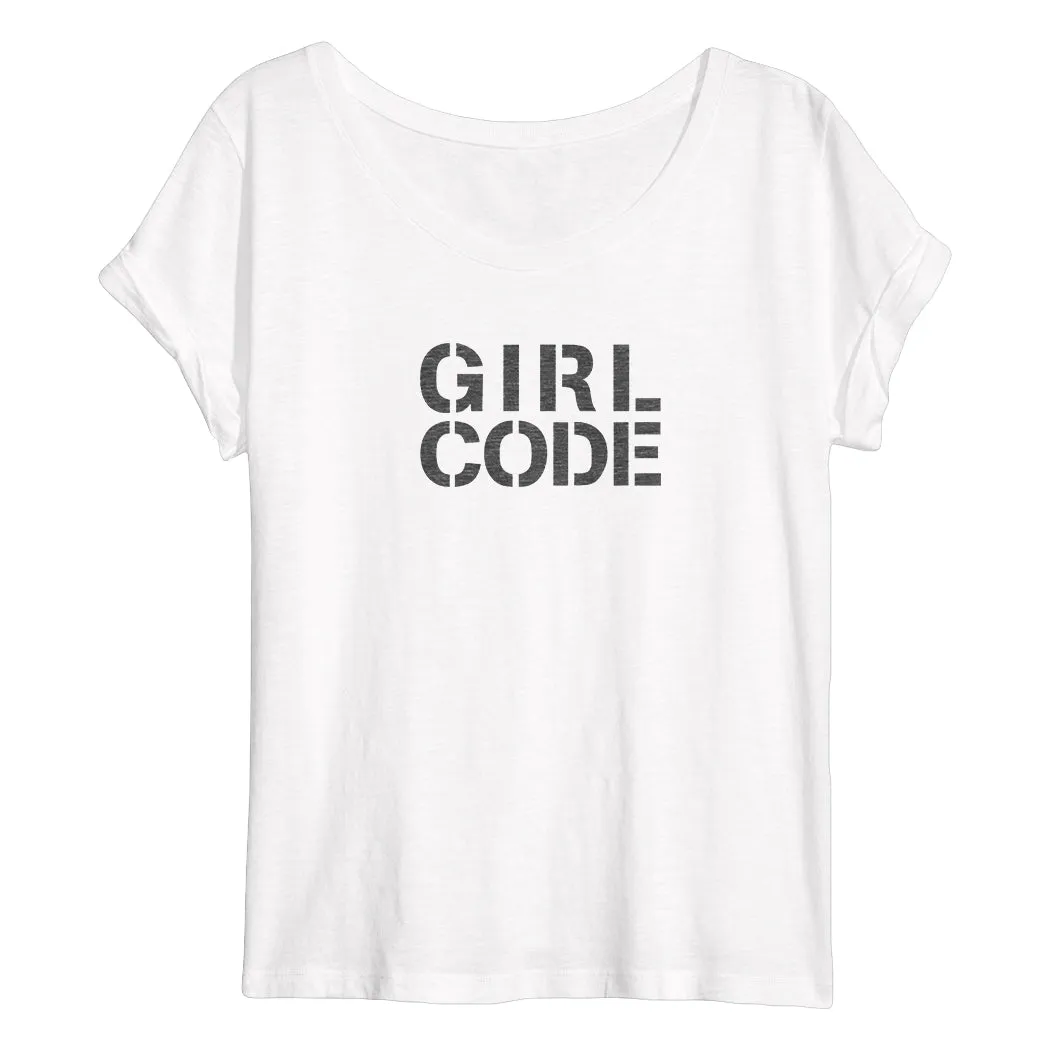 GIRL CODE Flowy Women's T-Shirt