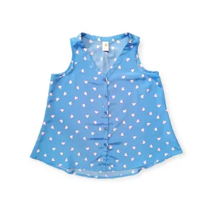 GIRL SIZE 10/12 YEARS - TOTAL GIRL, Flowy Dress Tank Top EUC B47