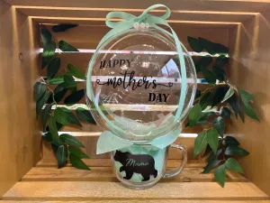 Glass Mug with Balloon
