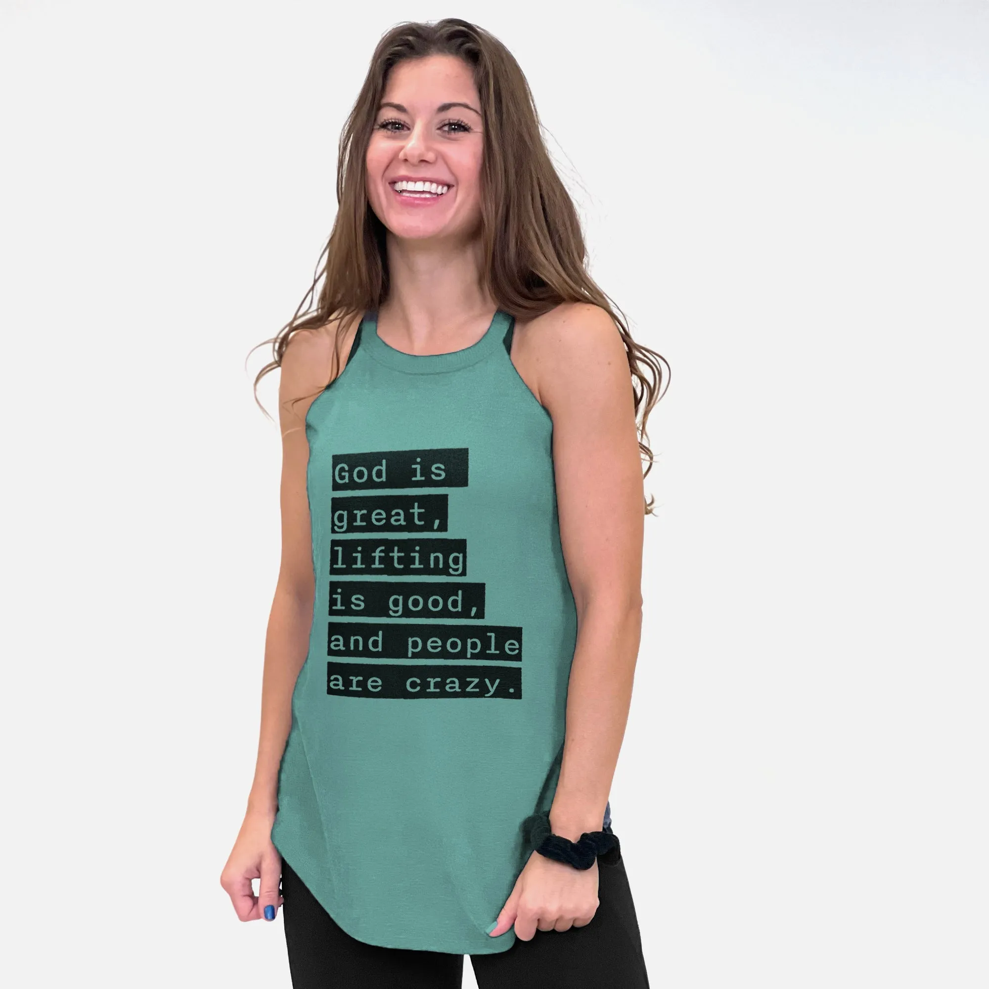 God is Great Rocker Tank Top