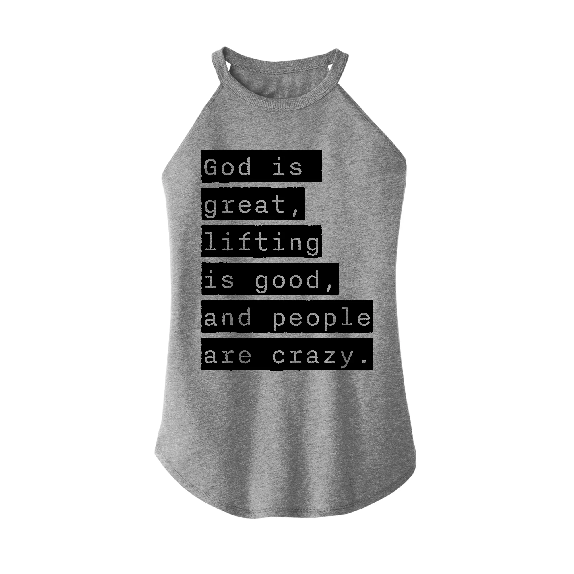 God is Great Rocker Tank Top