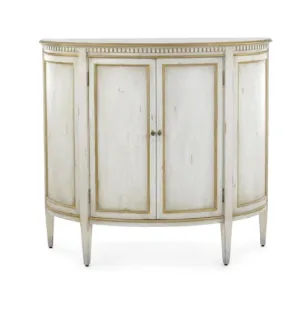 GOLD DETAIL DEMILUNE CABINET