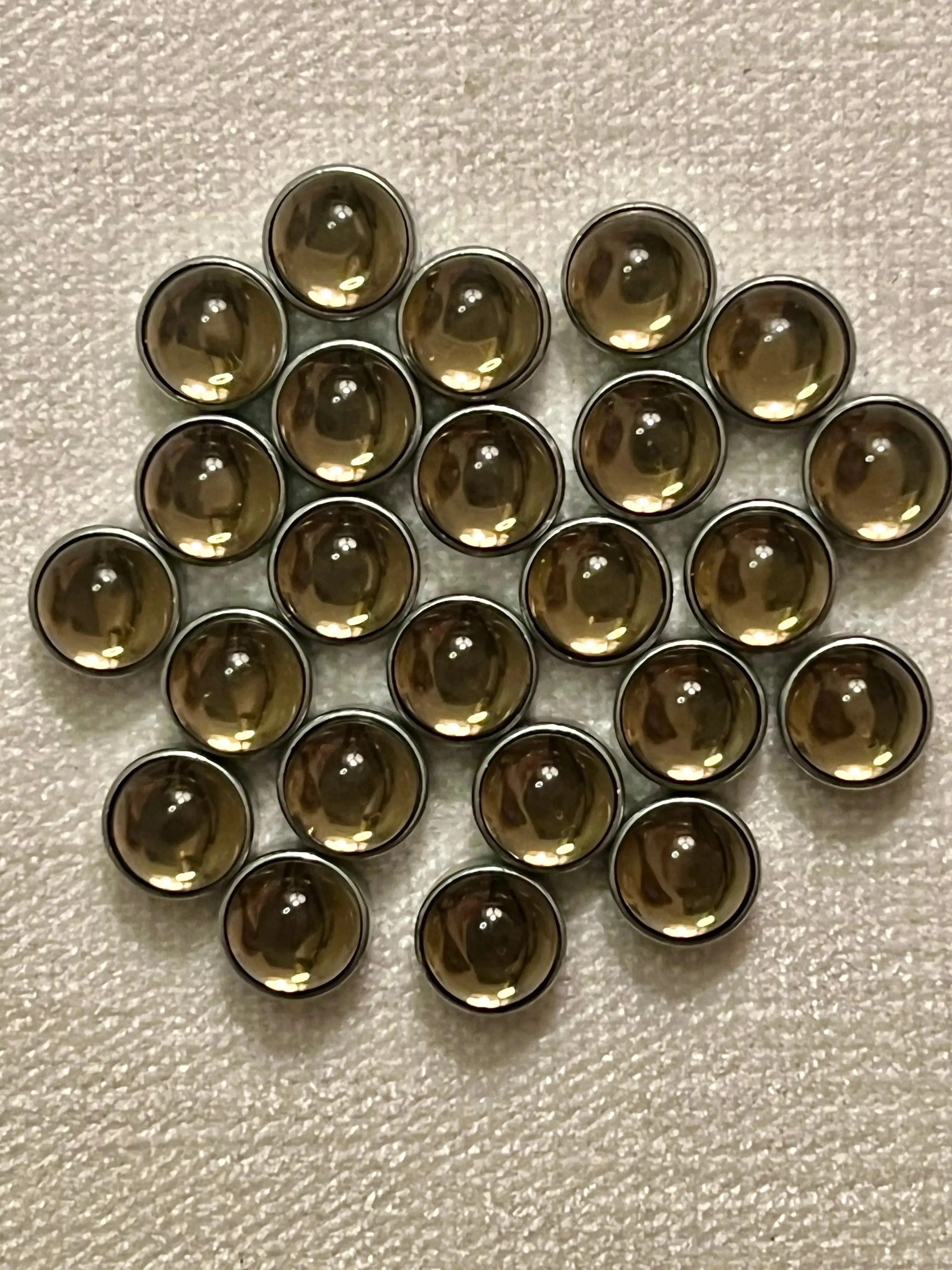 Gold Olive Cabochon Stone