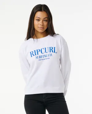 GOOD TIMES RELAXED CREW - OPTICAL WHITE