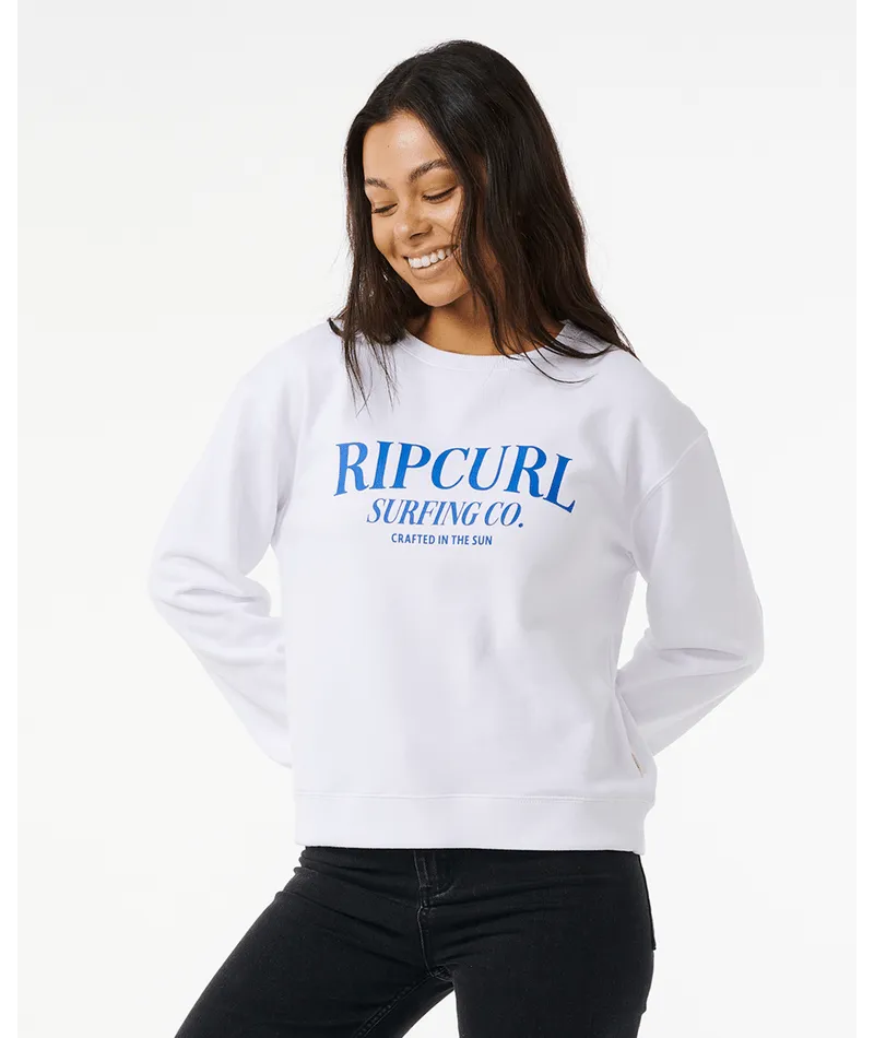 GOOD TIMES RELAXED CREW - OPTICAL WHITE