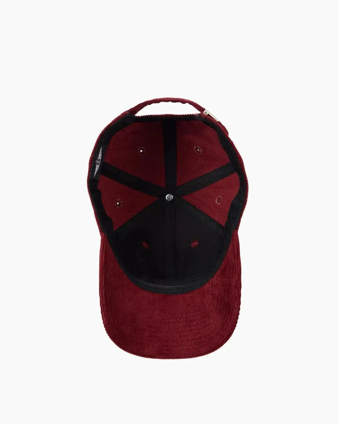 Gorra Dockers de béisbol unisex de pana Tibetan Red