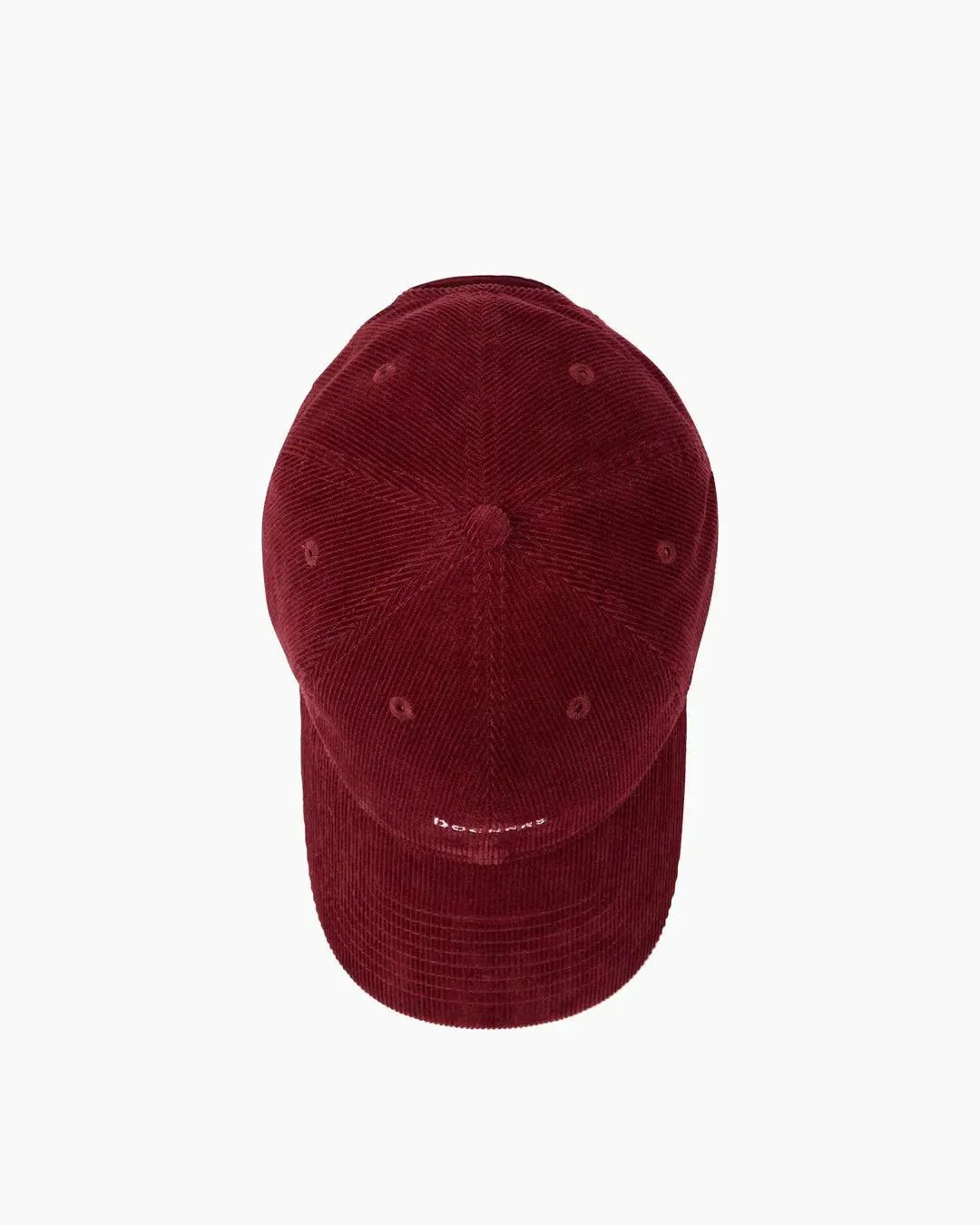 Gorra Dockers de béisbol unisex de pana Tibetan Red