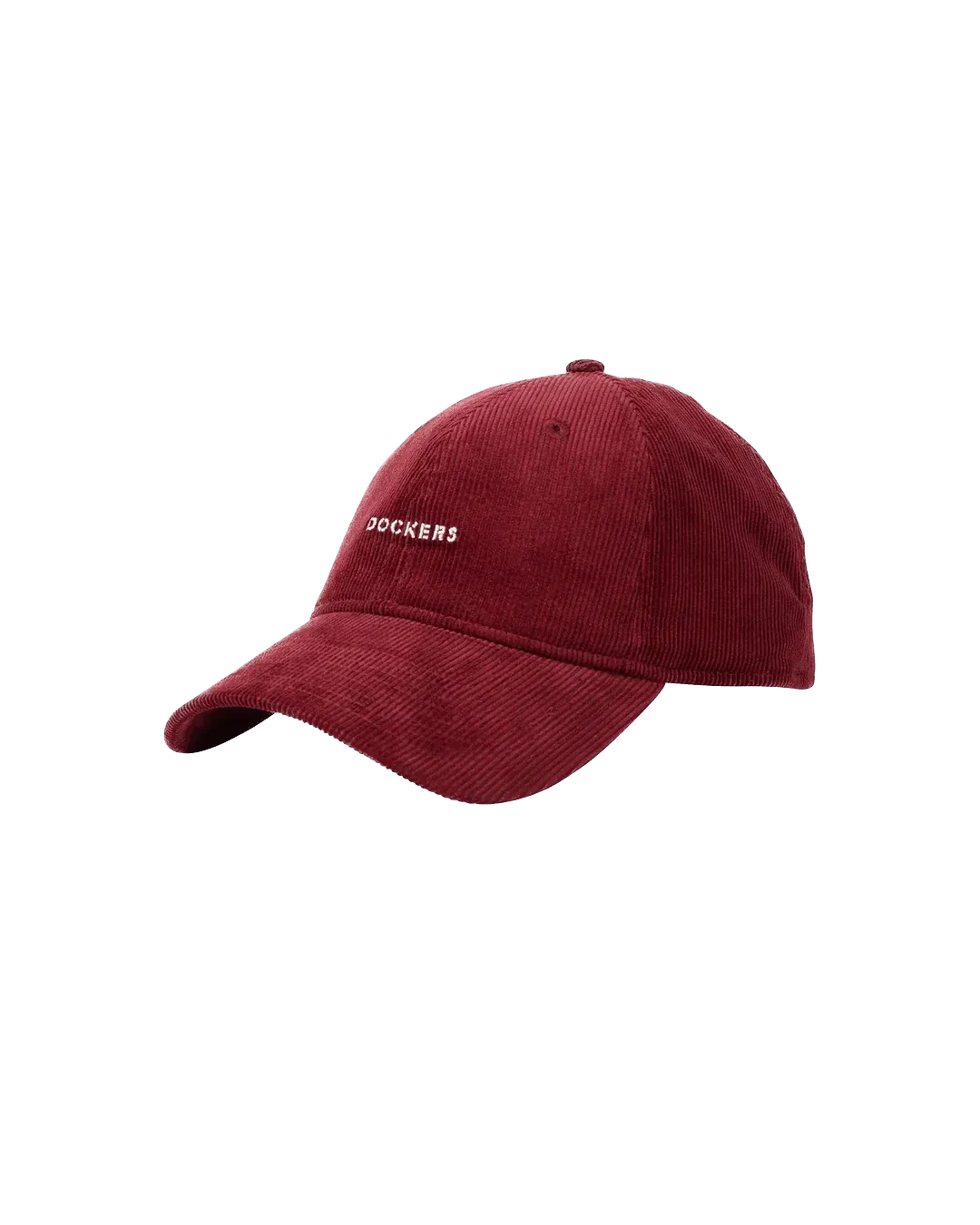 Gorra Dockers de béisbol unisex de pana Tibetan Red