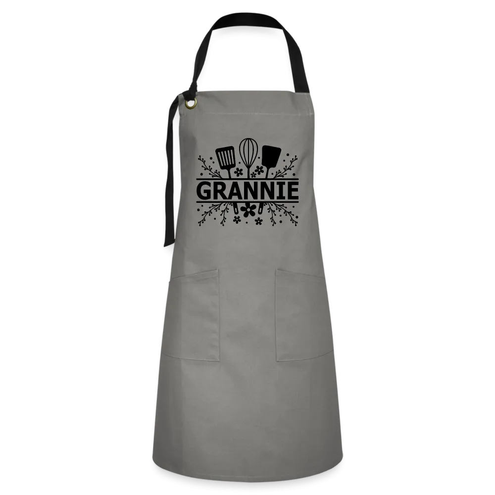 Grannie Artisan Apron - Gray
