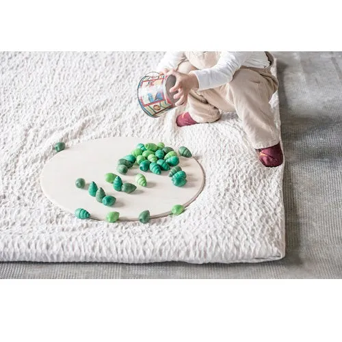 Grapat Loose Parts Mini Trees - 36 pieces in Greens