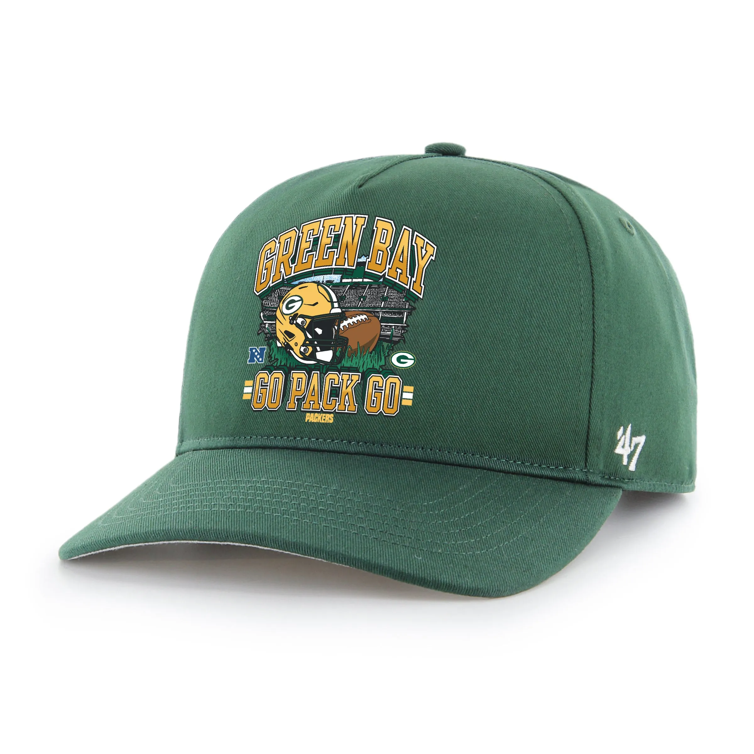 GREEN BAY PACKERS SCREEN GRAPHIC '47 HITCH RF RELAXED FIT
