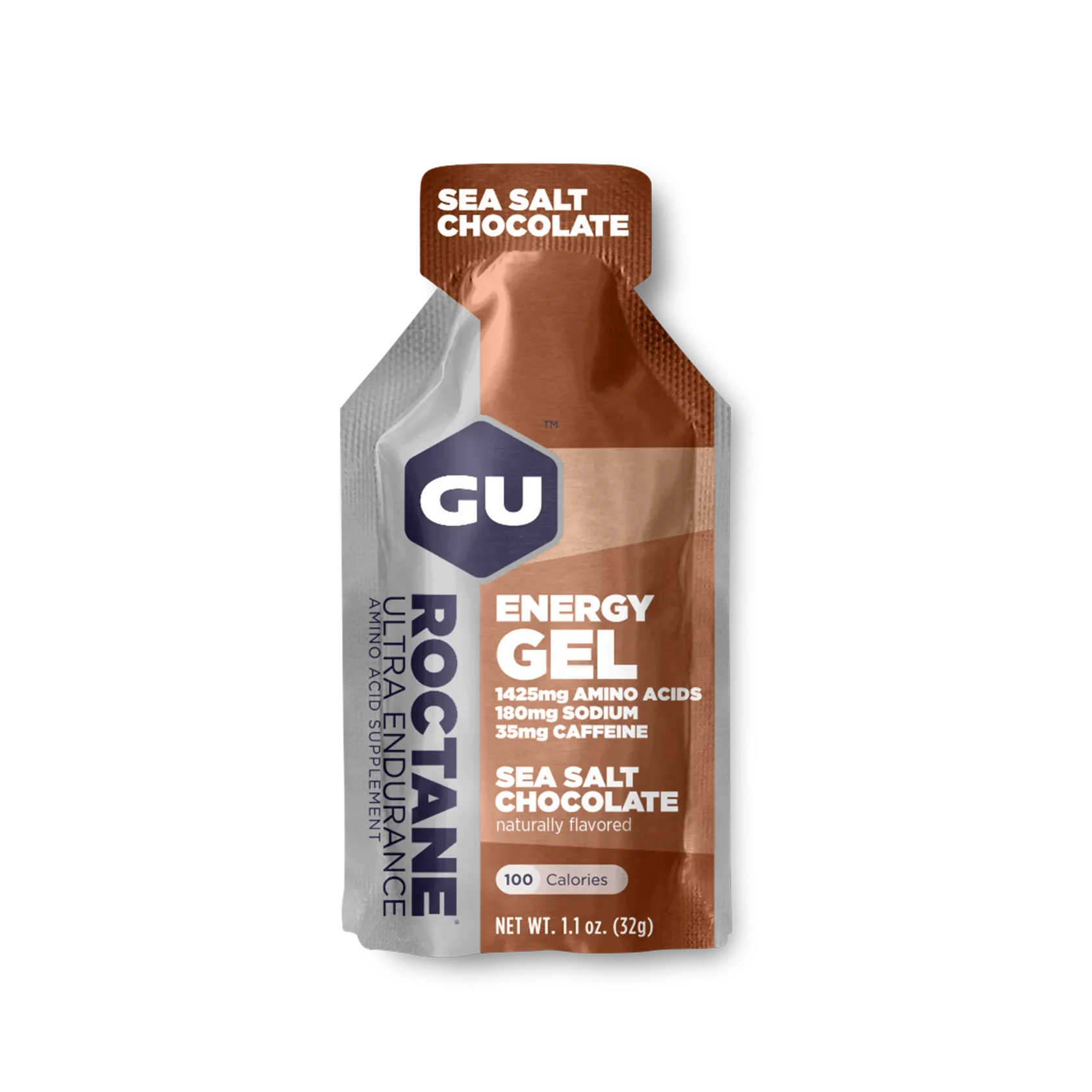 GU Energy Box Roctane Energy Gel, Sea Salt Chocolate