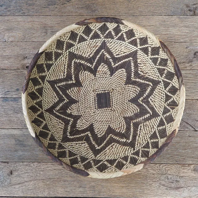 handwoven antique botswana basket