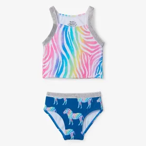Hatley Rainbow Zebra Tankini S23rzk1490