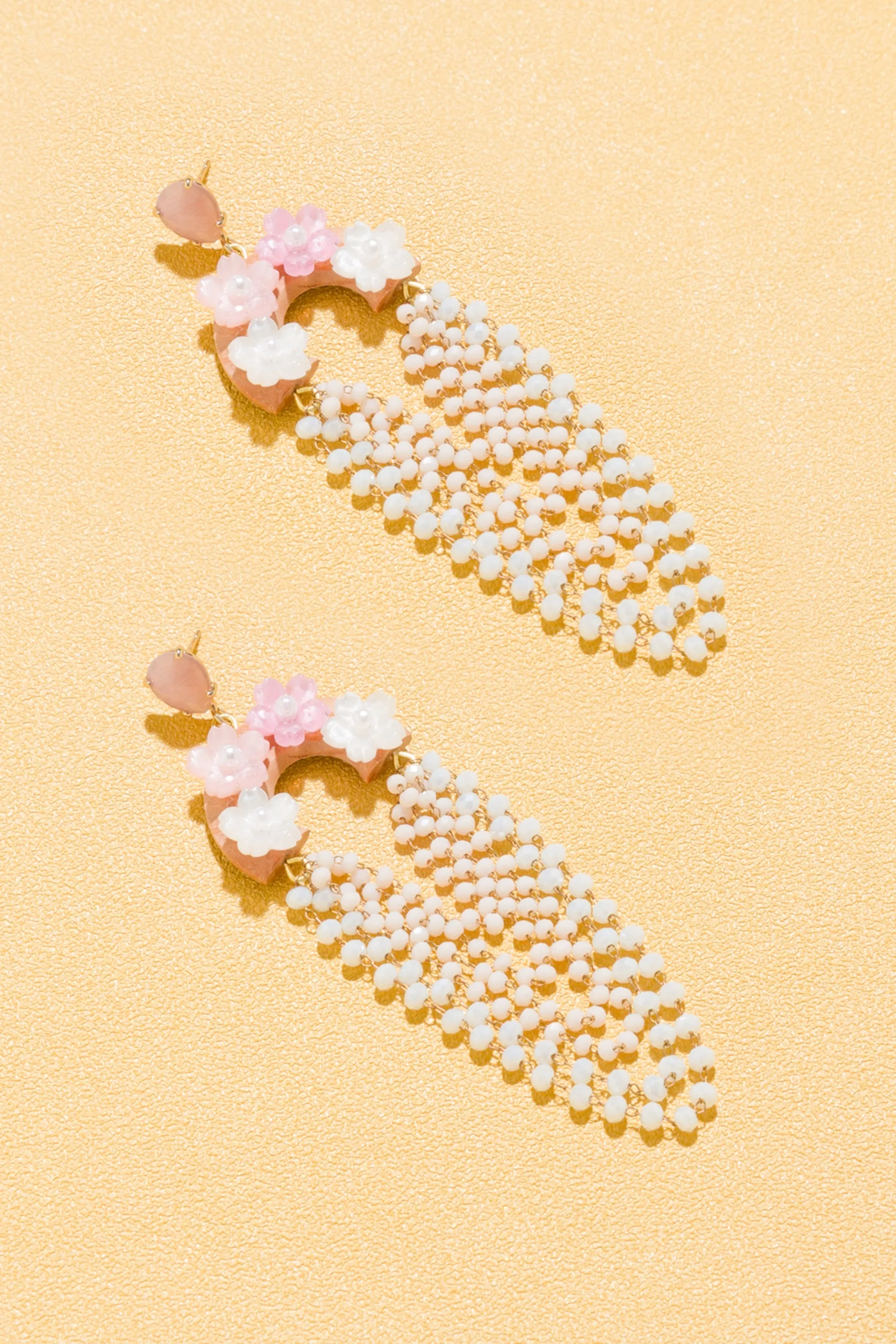 Hazel Beaded Artisan Earrings
