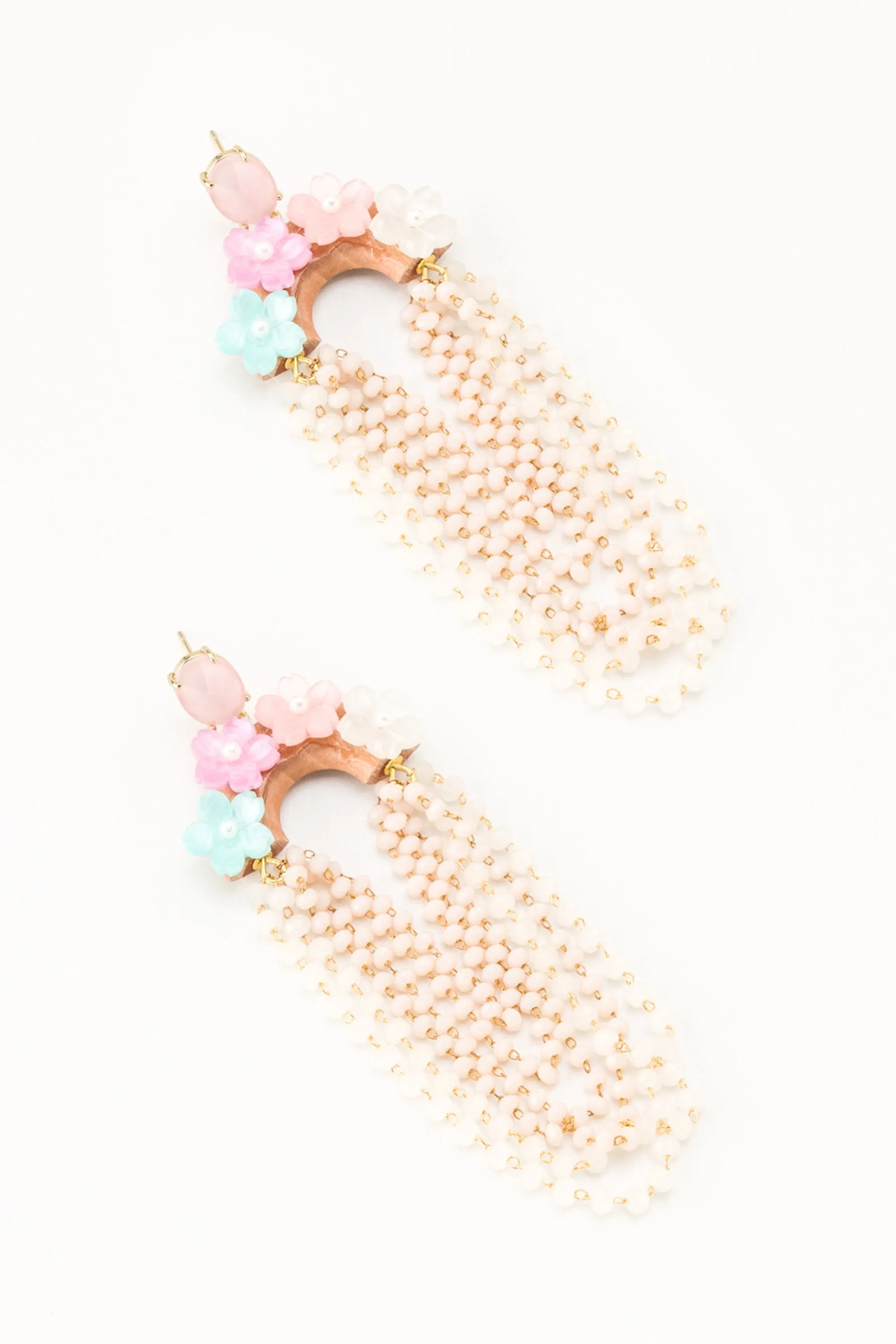 Hazel Beaded Artisan Earrings