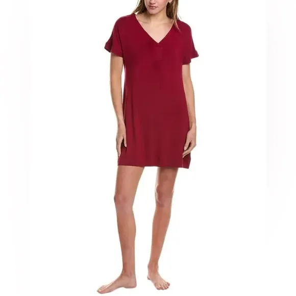 HB by Hale Bob Berry Modal T-Shirt Sleep Dress, Medium &amp; Large