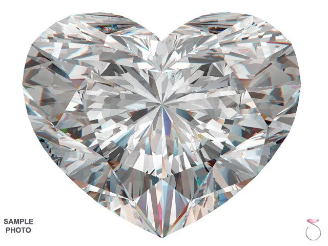 Heart Shaped Diamond GIA Certified 1.01ct F-SI1