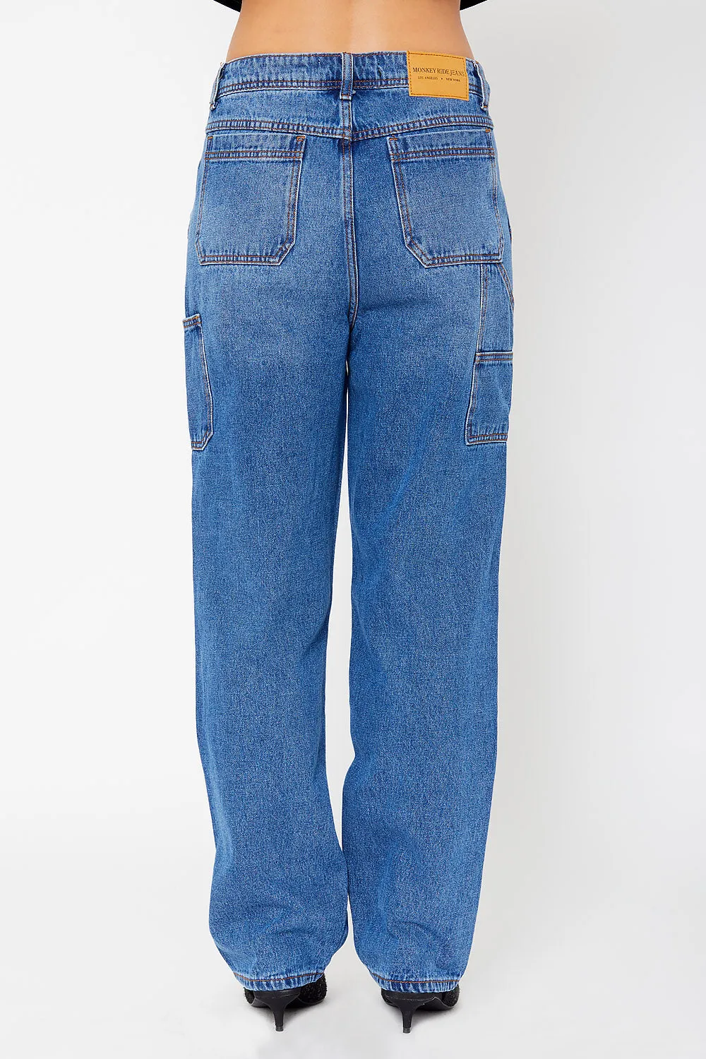 High-rise carpenter pants