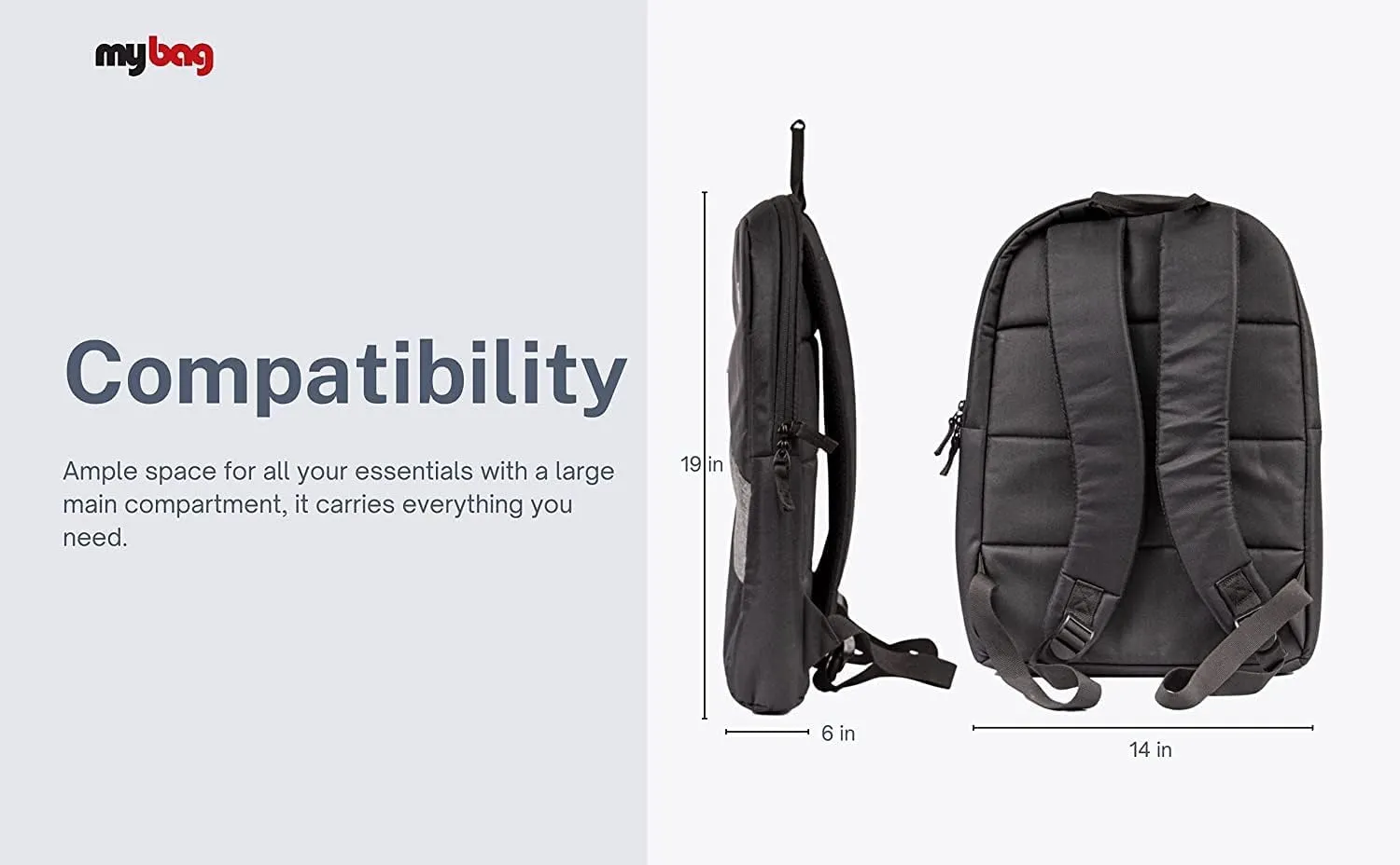 HP Wings Backpack 15.6'' Inch Bag for (1D0M4PA) - For Laptop/Chromebook/Mac
