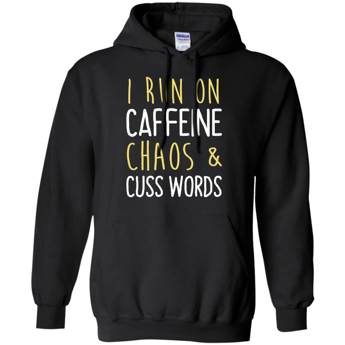 I run on caffeine chaos & cuss words tank/shirt/hoodie