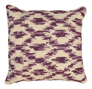 Ikat Prune Decorative Pillow
