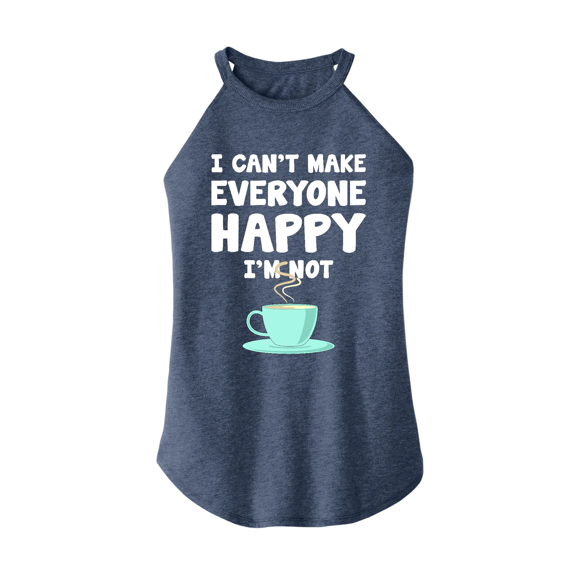 I'm Not Coffee Rocker Tank Top