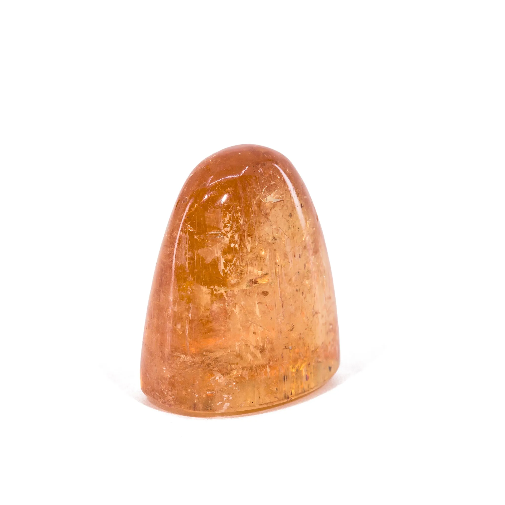 Imperial Topaz 33.31 Carat Tall Gemstone Cabochon