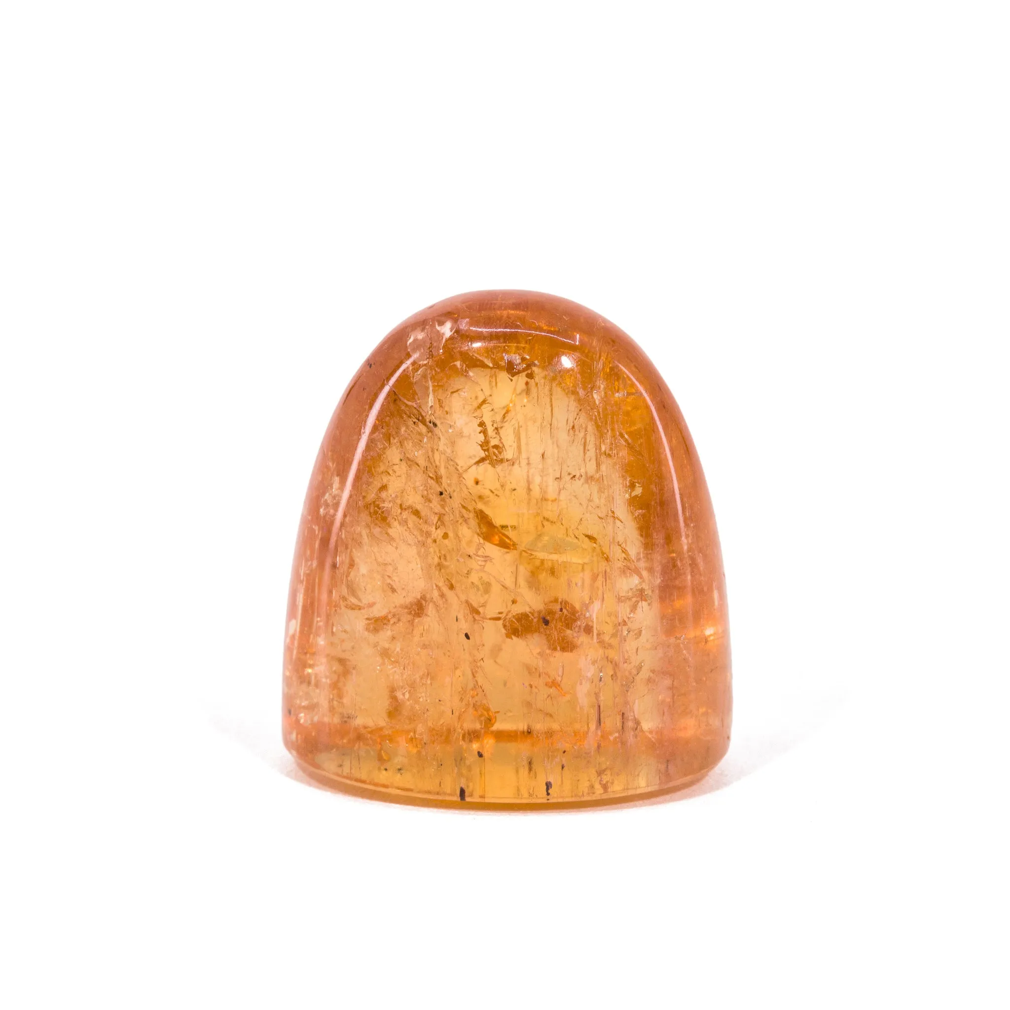 Imperial Topaz 33.31 Carat Tall Gemstone Cabochon