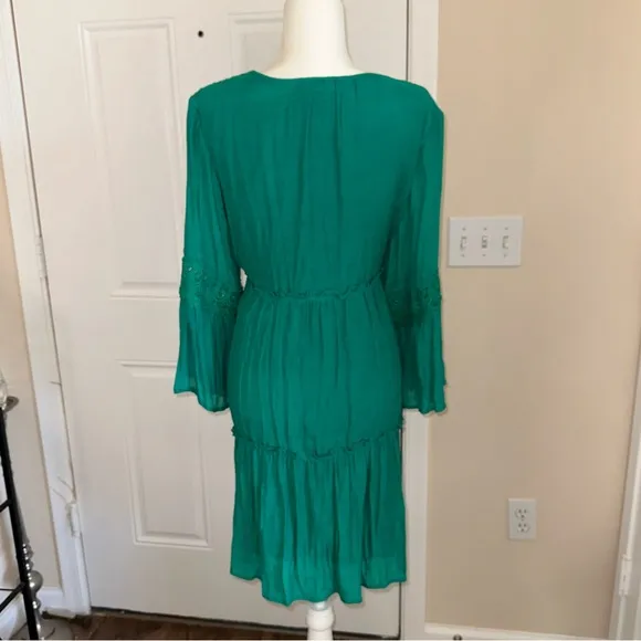 Indigo Rose Green Flowy Midi Dress size 2X