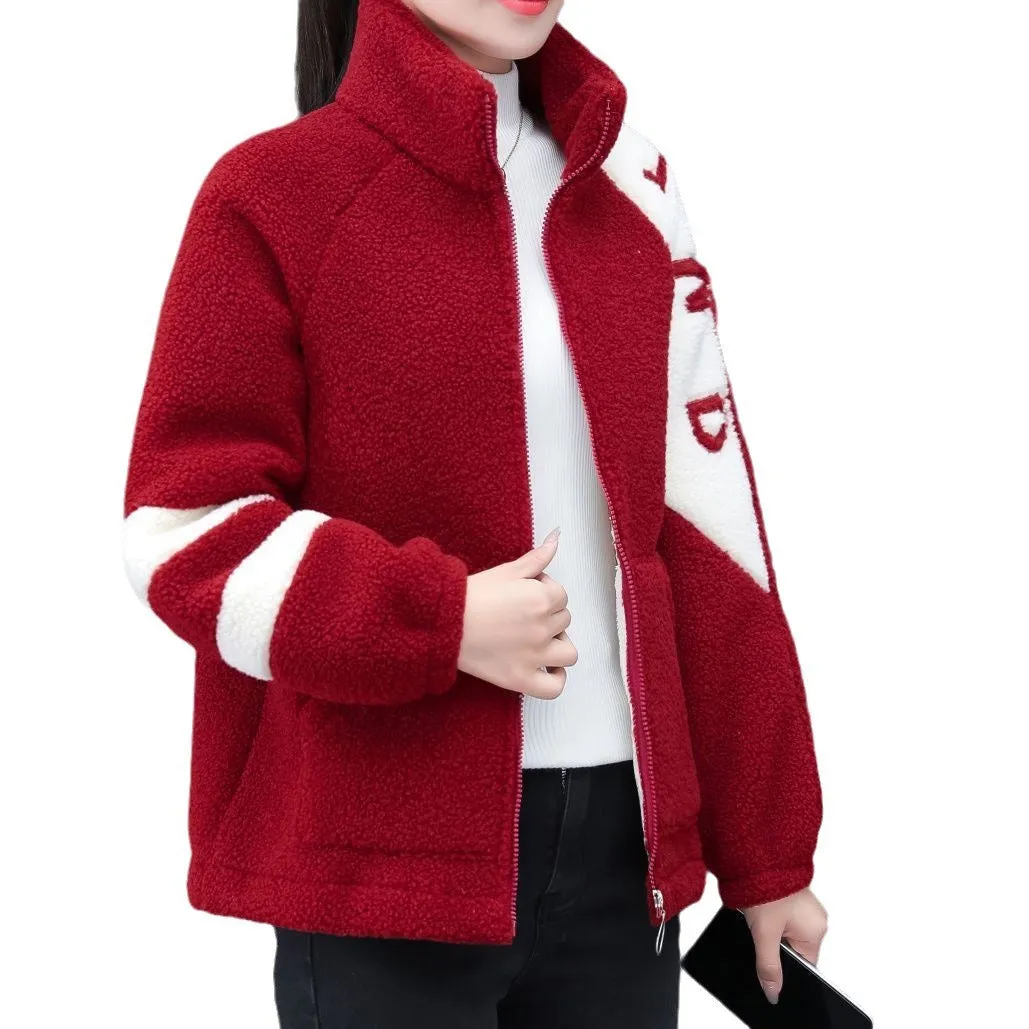 INSTOCK-Granular fleece loose coat