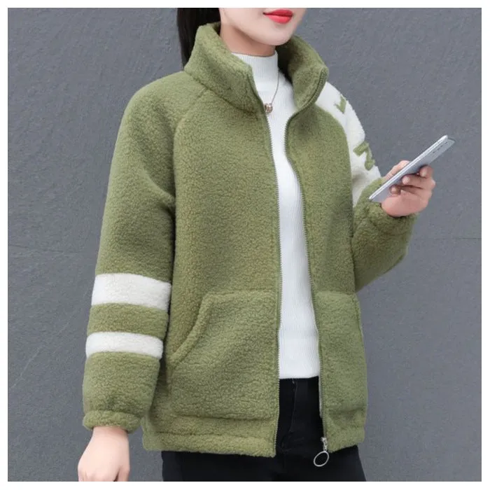 INSTOCK-Granular fleece loose coat