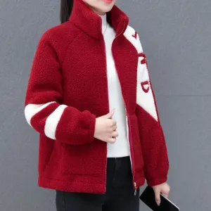 INSTOCK-Granular fleece loose coat