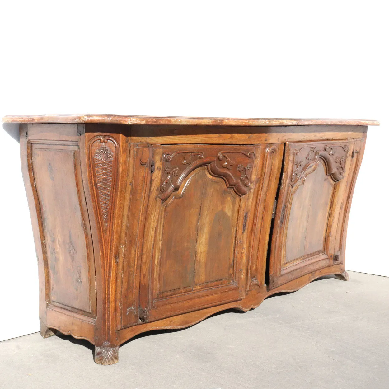 Italian Vicenza Oak / Chestnut Walnut Sideboard