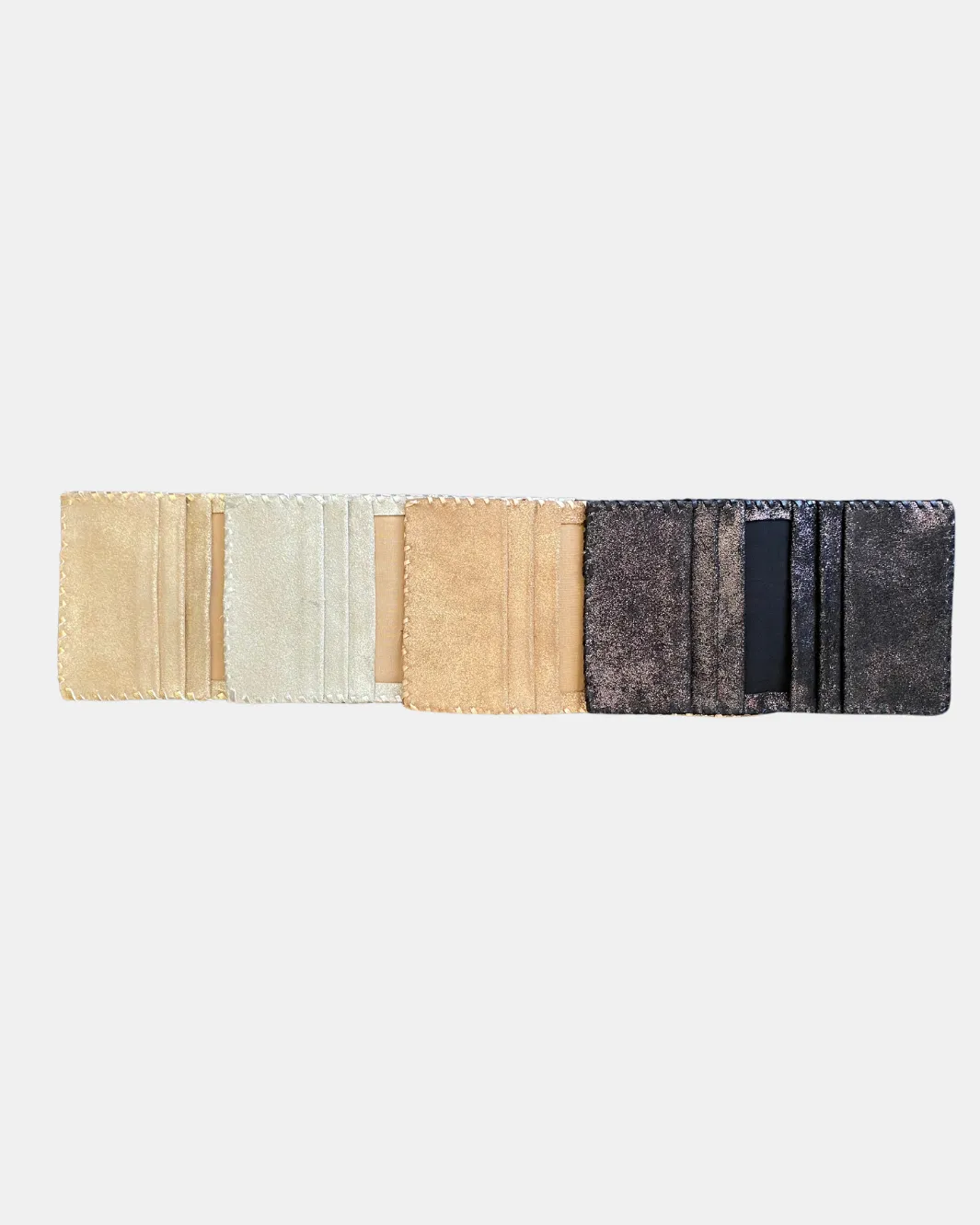 JANE FOLDING CARD HOLDER IN BLACK