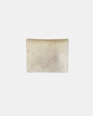 JANE FOLDING CARD HOLDER IN SILVER