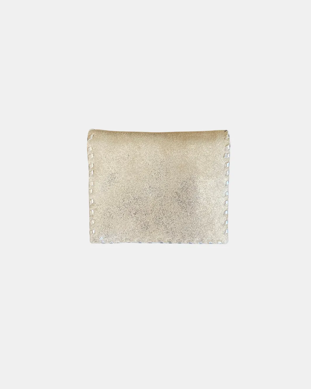 JANE FOLDING CARD HOLDER IN SILVER