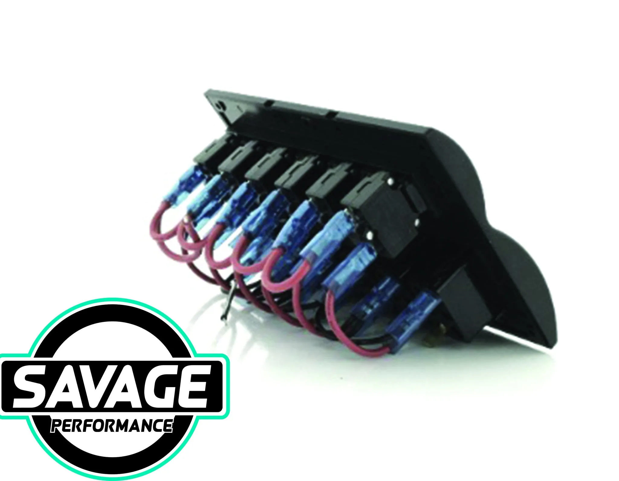 Jaylec LED Switch Rocker Panel 6 Way 6x ON/OFF Prewired