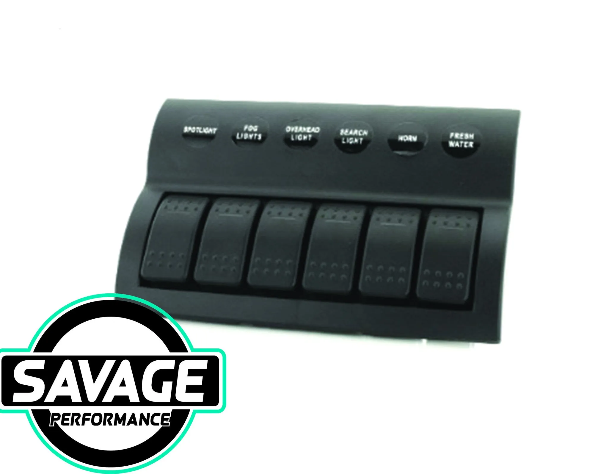 Jaylec LED Switch Rocker Panel 6 Way 6x ON/OFF Prewired